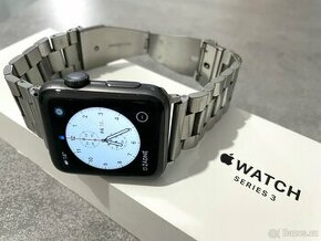 Apple Watch 3 42mm SpaceGrey 91% kondice baterie