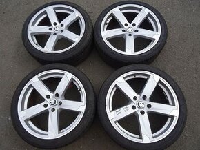 Alu disky Rondell na Škoda 18", 5x112,ET 48, letní sada