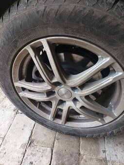 Alu kola Dezent 5x114,3+Letní a zimní pneumatiky 215/65 R17 - 1