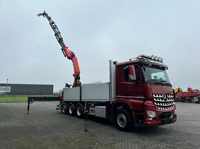 Mercedes-Benz AROCS 3746 8x4 - valník s hydraulickou rukou - 1