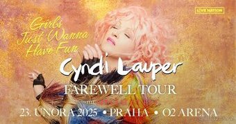 Cyndi Lauper 23.2. O2 aréna 2 vstupenky k prodeji