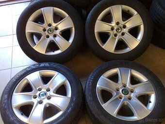 alu kola 5x112 r16 original skoda 205/55/16