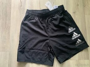 Nové Adidas Pánské/chlapecké šortky  LOGO SHORT S 7" Černá - 1