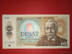 bankovka 10 Kč 1986 UNC