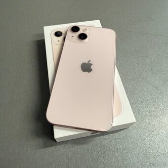 Jako nový iPhone 13 128GB růžový, 12 měsíců záruka - 1