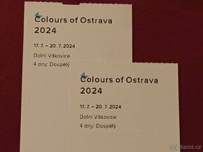 2x 4denní originál lístek na Colours of Ostrava 17.7.- 20.7.