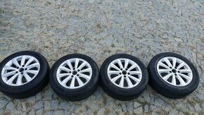 Alu disky se zimními pneu R16 / 5x112, VW,ŠK,SEAT ...... - 1