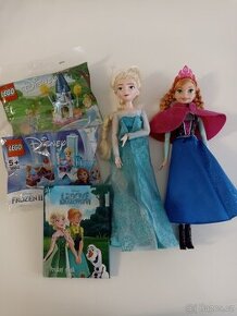 Panenka barbie Anna Elsa Frozen lego Ledové království