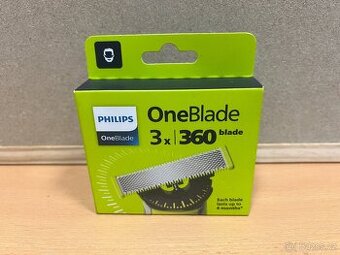 Náhradní břity pro holicí strojek Philips OneBlade 360 QP430