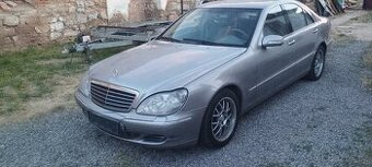 MERCEDES S W220 320CDI 150KW VEŠKERÉ DÍLY PLATÍ DO SMAZÁNÍ