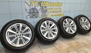 Alu kola R17 5x120 BMW + zimní pneu 225/55/17 Pirelli - 1