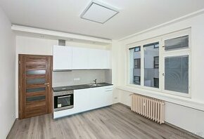 Pronájem bytu 1+kk, 22 m2 - Praha - Karlín, Thámova