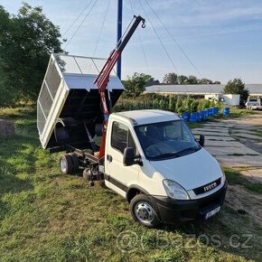 Iveco Daily 35 C 15-sklápěč s hydraulickou rukou