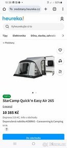 Předstan nafukovací StarCamp Quick'n Easy Air 265