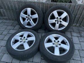 Alu kola 5x112 včetně letních pneu 205/55R16