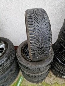 Zimní sada 5x112 Škoda Yeti 215/60r16 Michelin vzorek 6mm