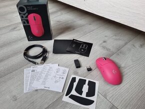 Herní myš Logitech G PRO X SuperLight 2 Růžová / Pink