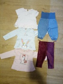 Trička Zara,kalhoty Lindex,Jacky baby,vel.62a68