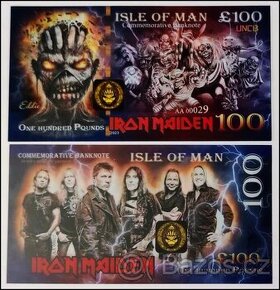 100 pounds IRON MAIDEN  unc - 1