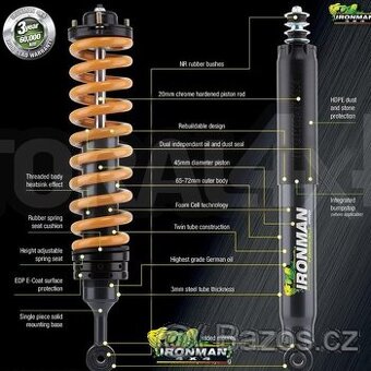 Tlumič pérování zadní Foam Cell PRO, Jeep Wrangler JK 2006+