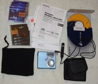 NetMD MINIDISC / minidisk recorder SONY MZ-N510 MDLP, přísl.