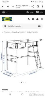 Patrová postel Vitval Ikea