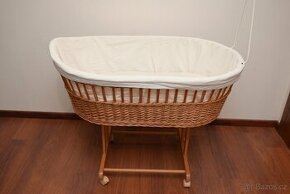 Proutěný košík na spaní pro miminka Christiane Wenger - 1