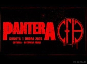 Pantera, Ostravar Arena, 1.2.2025 2xlístky