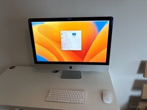 iMac 27" 2017 5K + Klávesnice+myš  SUPER CENA Vada na kráse