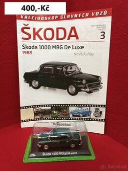 Škoda 1000 MBG De Luxe 1/43 DeAgostini