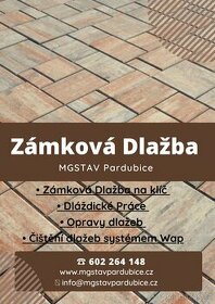 Zámkové dlažby/ zahradnické a jiné práce