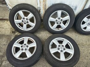 17"letní alu sada 5x114 origo Toyota RAV 4 225/65 Goodyear