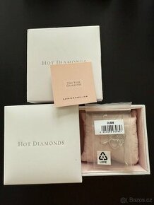 Nový stříbrný náramek s diamantem HOT DIAMONDS Flora