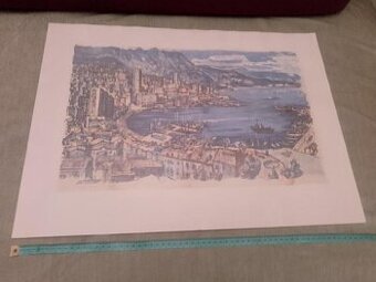 Litografie Holas Monte Carlo