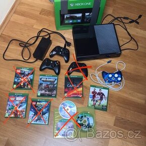 XBOX ONE 500 GB • ovladače • hry