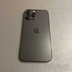 iPhone 13 Pro Max 128GB graphite, pěkný stav, rok záruka - 1