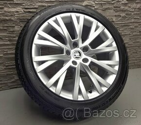 18" Originál Škoda Antares 5x112 pneumatiky 99% vzorku