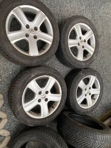 Alu kola 16” 4x108 Peugeot a pneu 205/55/R16