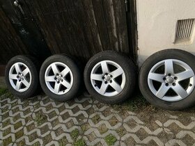 Alu Kola 5x100, R15 Audi A3. 195 65 15 letní pneu