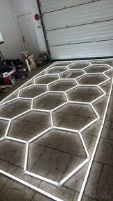 Led hexagon světlo do dílny, garáže