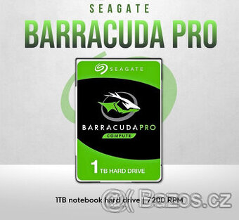 HDD Seagate BarraCuda Pro, 2,5" - 1TB, 7200 ot/min notebook