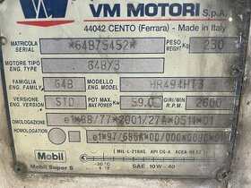 Motor 2.8Td VM Motori Detroit 64B HR494 Alfine Magma aj - 1