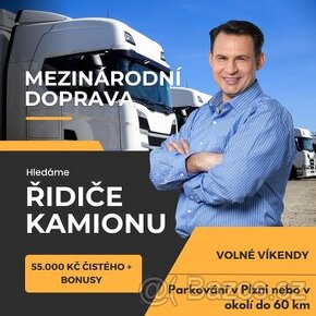 Hledáme řidiče kamionu HPP/Brigada , nástup ihned