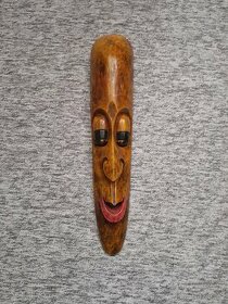 Dřevěná maska Indie - 1