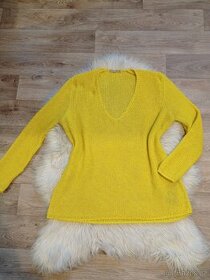 Neonově žlutý svetr Zara