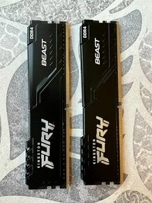 Kingston FURY Beast/DDR4/32GB/3200MHz/CL16/2x16GB/Black