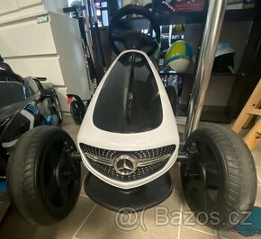 Dětská motokára Mercedes bílá