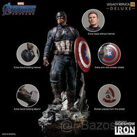 Avengers Endgame 1/4 Captain America (ne sideshow, hot toys)