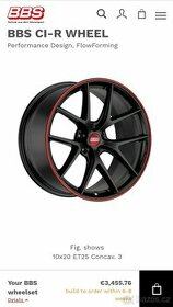 BBS CI-R Nürburgring edition 10x20 ET25