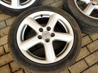 Alukola 5x114,3 R17 s letními pneu 225/45 R17 se vzorkem 7mm